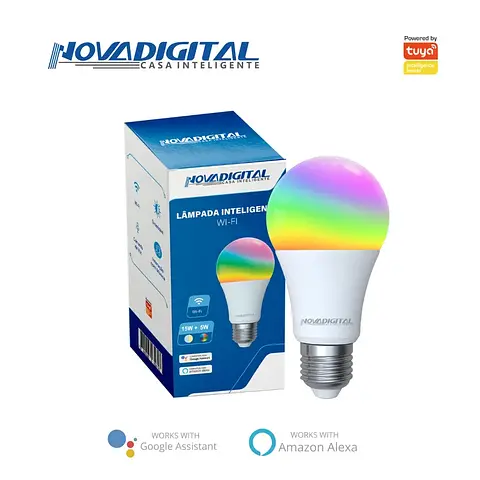Lâmpada Inteligente Wi-Fi 15W