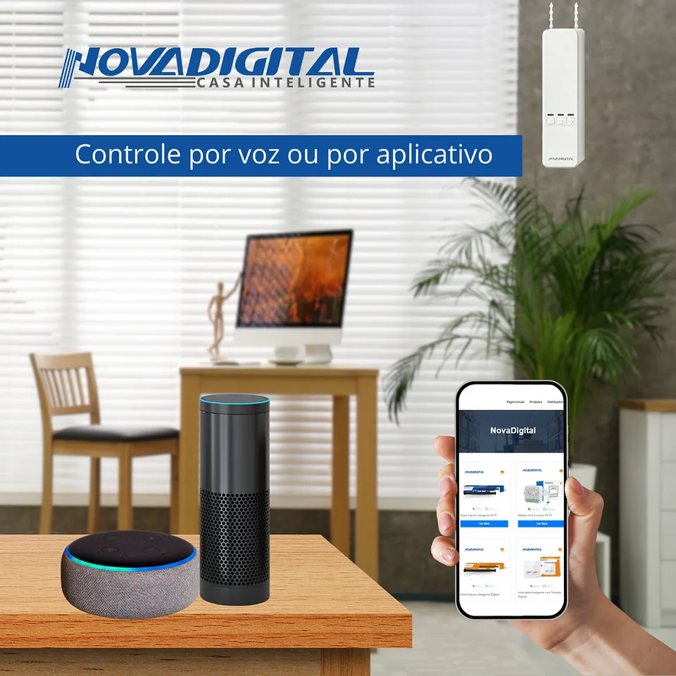 Controlador de persiana inteligente wi-fi