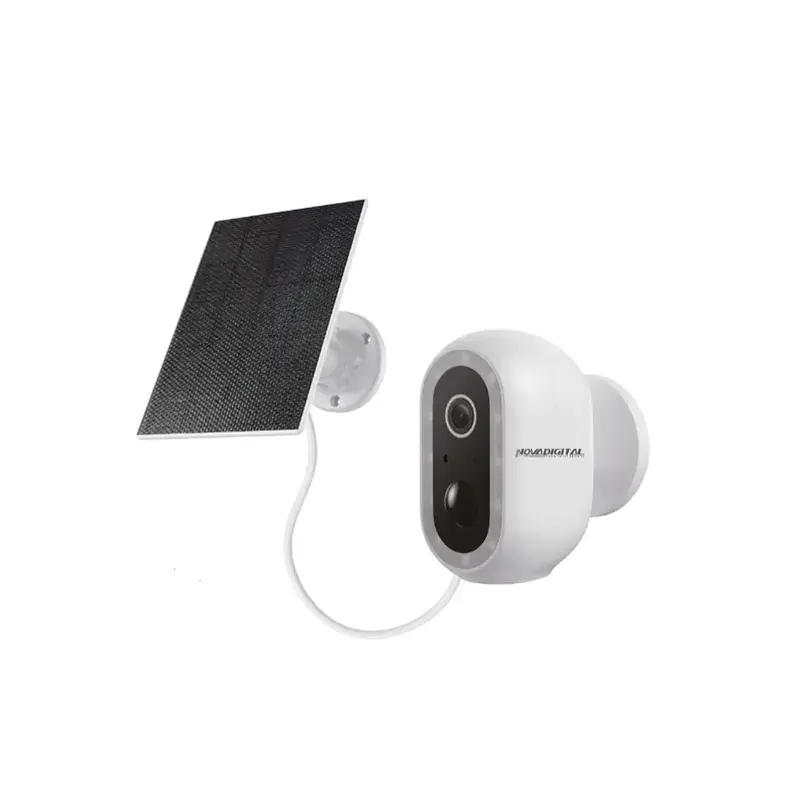 Câmera à Bateria Inteligente com Painel Solar Wi-Fi