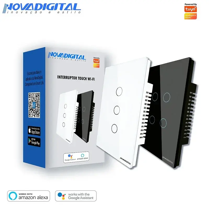 Interruptor inteligente Wi-Fi com RF