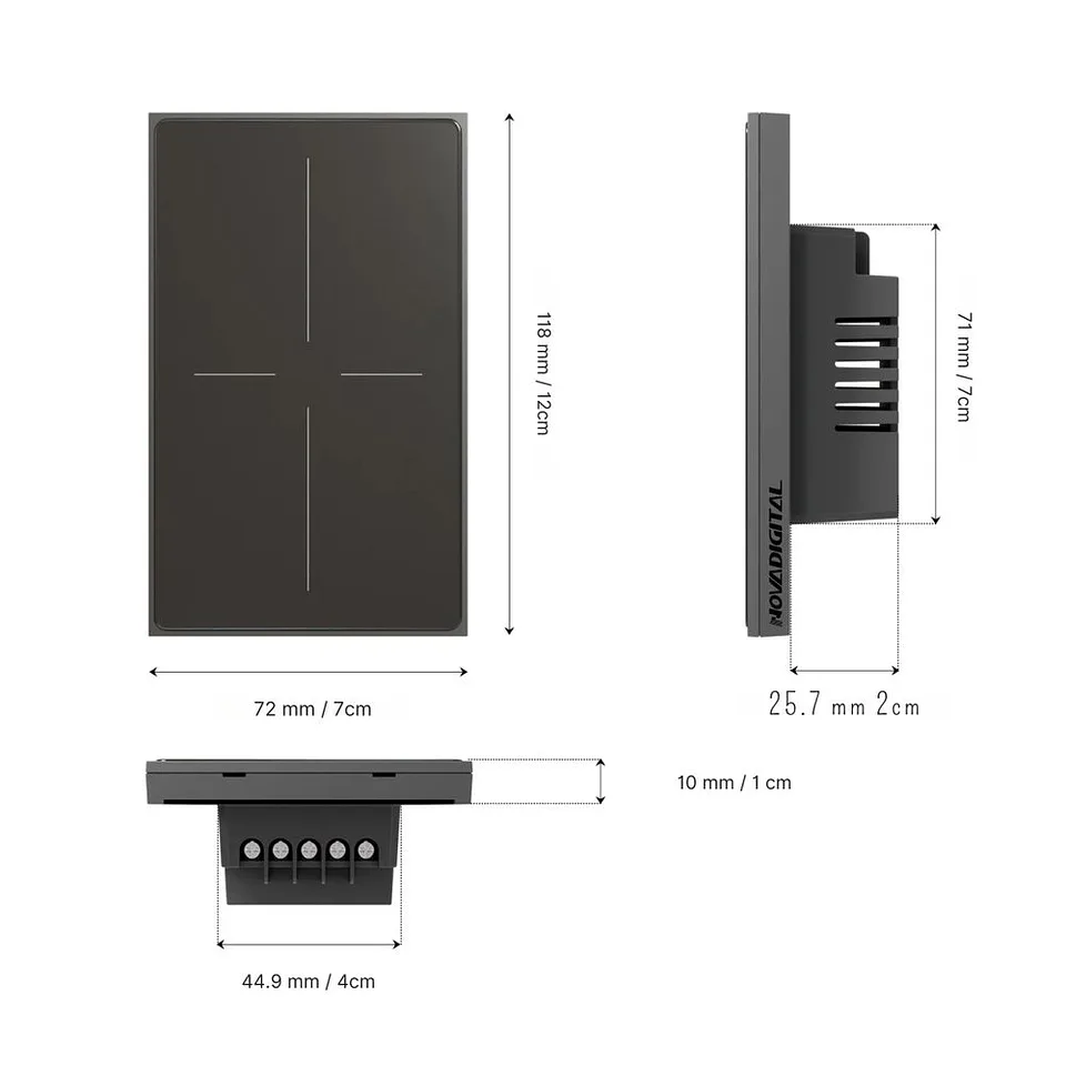 Interruptor Inteligente Zigbee / Linha Topázio