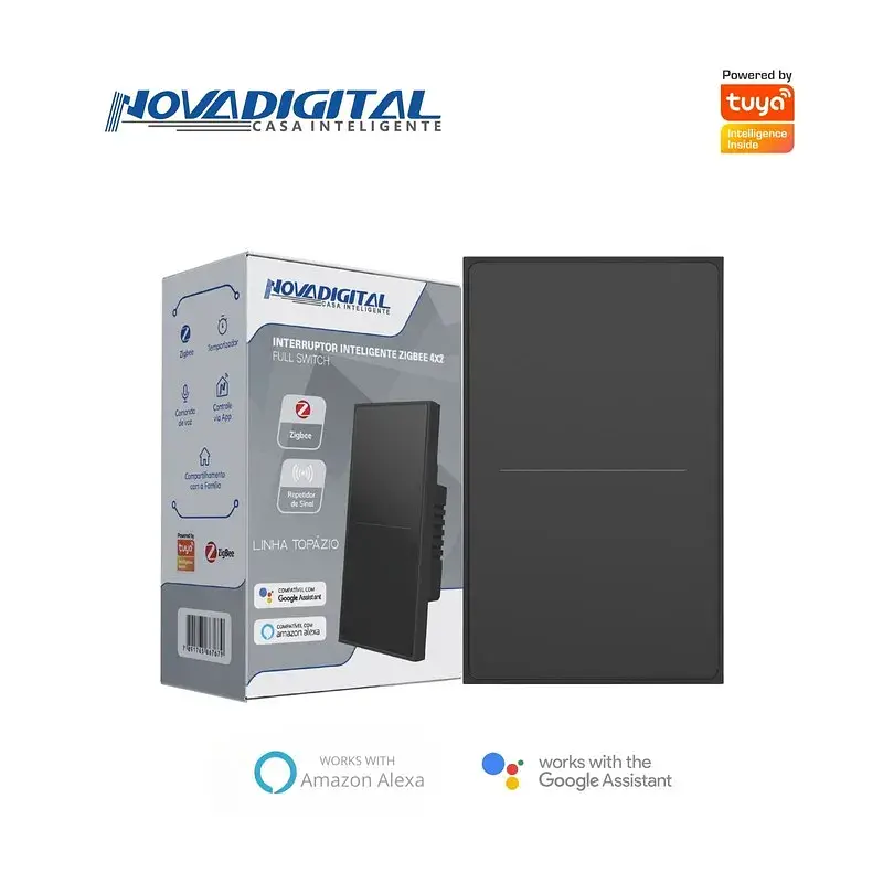 Interruptor Inteligente Zigbee / Linha Topázio