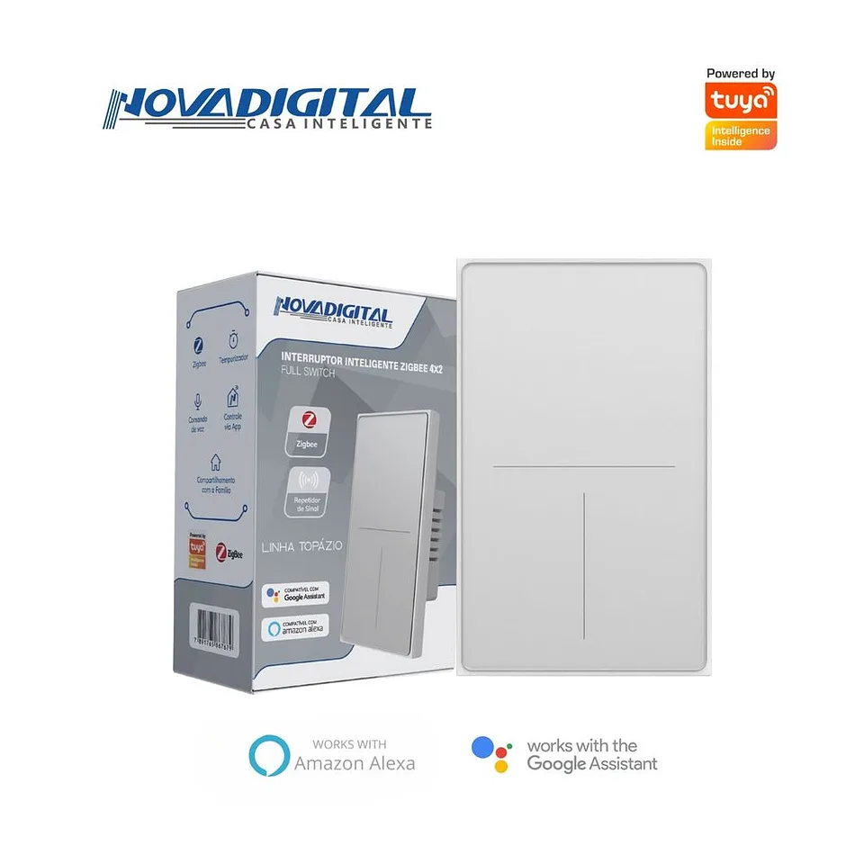 Interruptor Inteligente Zigbee / Linha Topázio