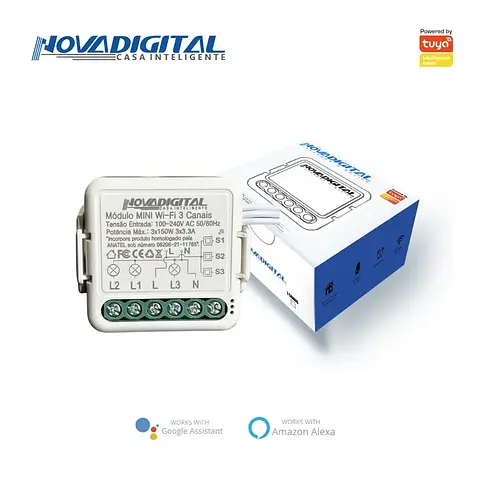 Módulo MINI Wi-Fi 2 e 3 Canais