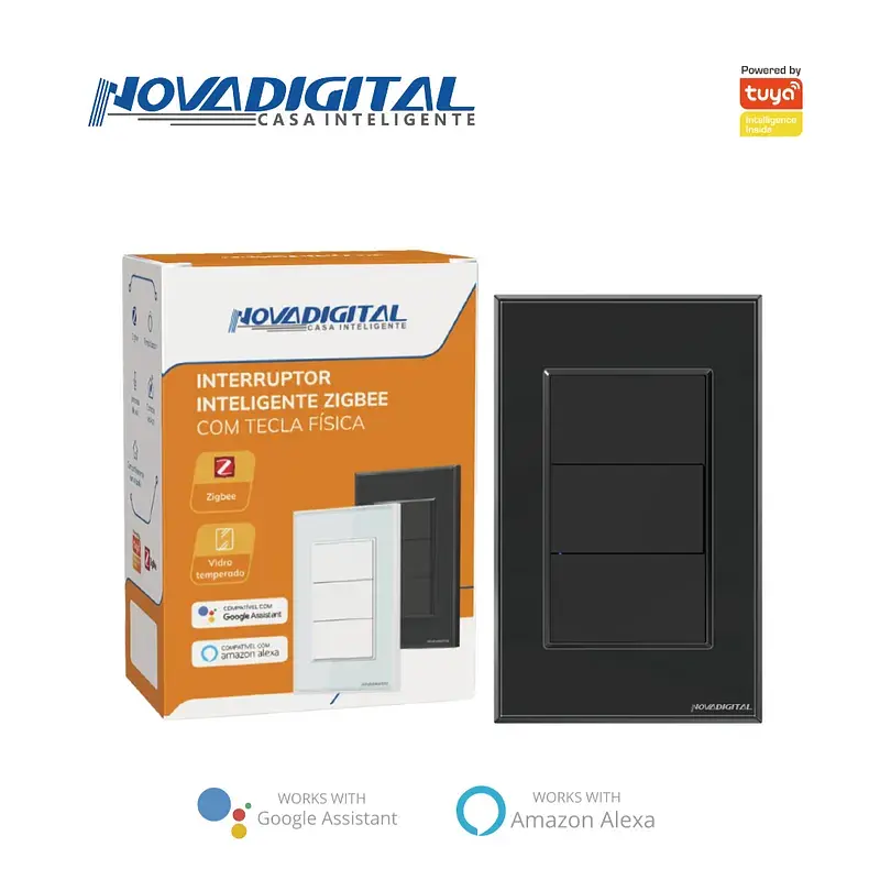 Interruptor Inteligente ZigBee com Tecla Fisíca