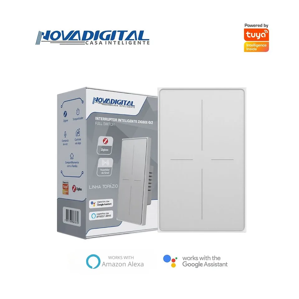 Interruptor Inteligente Zigbee / Linha Topázio
